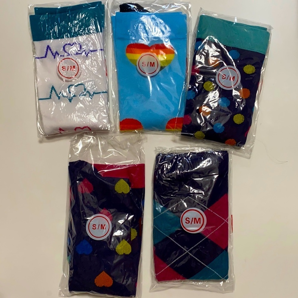 NWOT 5 pack of long socks size: S/M women’s